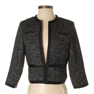 Arden b black and white one clasp jacket